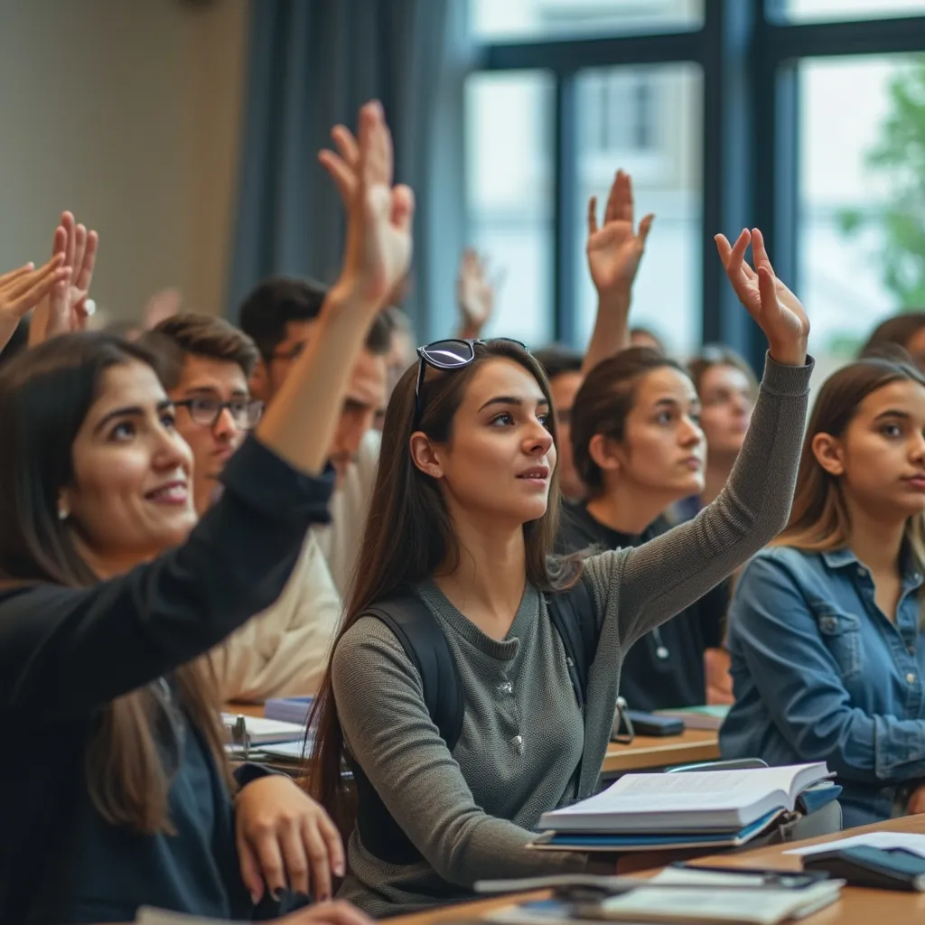 Jóvenes universitarios argentinos en un taller de finanzas